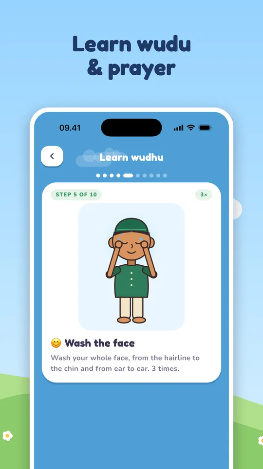 Learn wudu & prayer